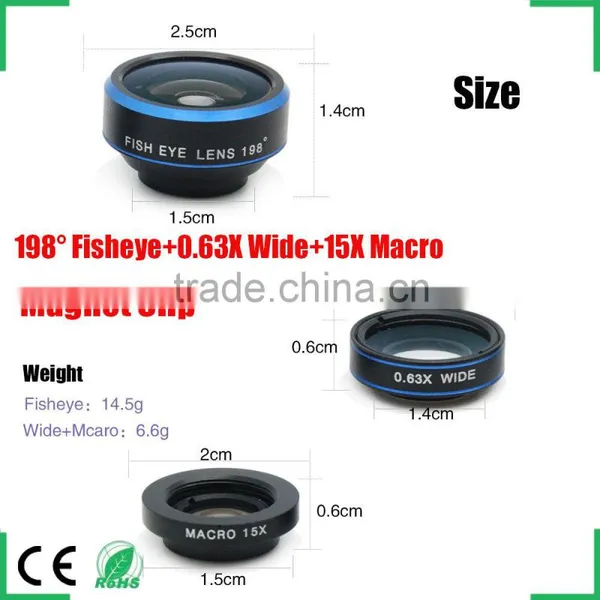 for Ipad Iphone Samsung Htc lg Xiaomi Smartphone Magnetic Clip 198 Degree Fisheye Lens Camera Lens Wide Angle Lens photo-6