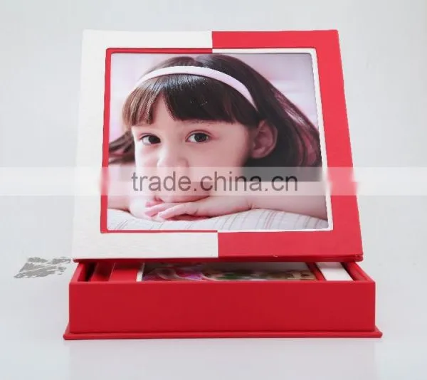 Doublle 100 New Design PU Leaher Baby Photo Album photo-2