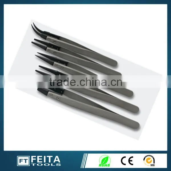 ESD Stainless Steel Replaceable Tip Tweezers/ESD Tweezers photo-6