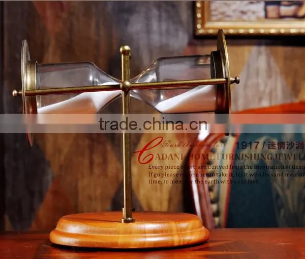 Retro Rotatable Metal Sand Timer Hourglasses photo-2