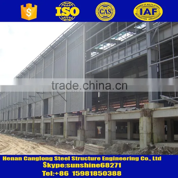 China Supplier Large Span Light Steel Structure Workshop Warehouse photo-4