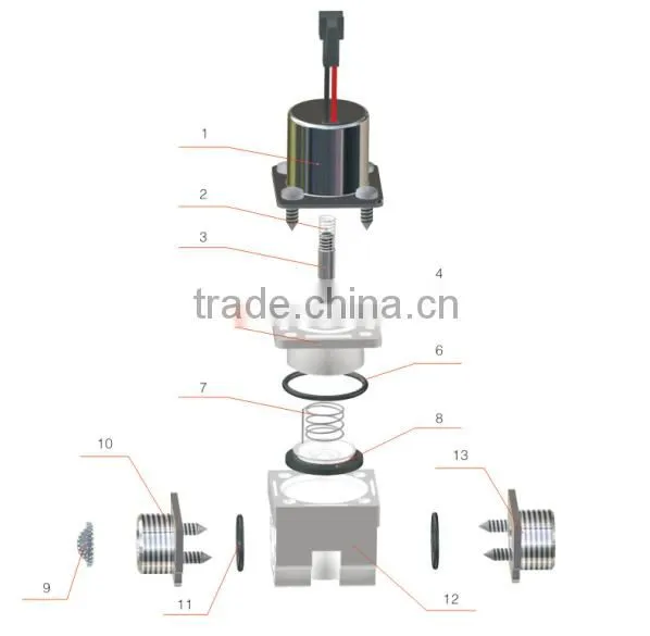 Brass Valve Water Solenoid Valve Electric Valve Garden 6v photo-2