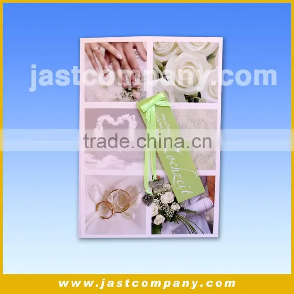 Fancy Custom Designed Wedding Card Anniversary