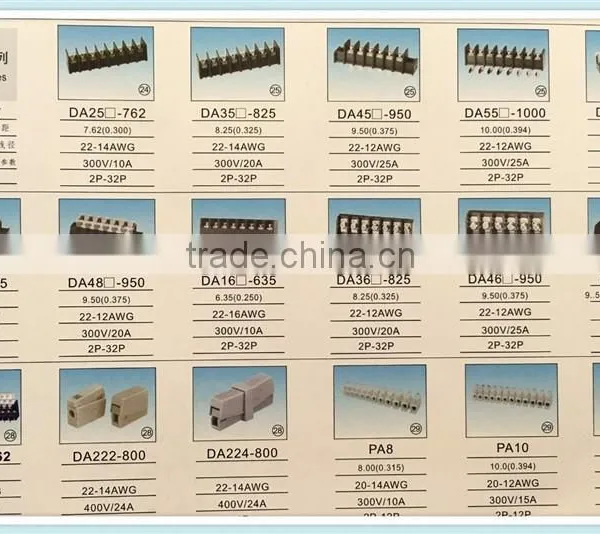 Factory Price 4.00MM Germany Terminal Block With Fast Surface Mount Pcb Terminal Blocks With Push-buttons photo-6