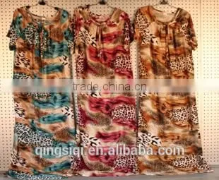 Fashion Short Sleeve Arab Lady Long Gown photo-2