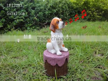 Resin Sensor Singing Small Puppies Gift Items Wholesale photo-2