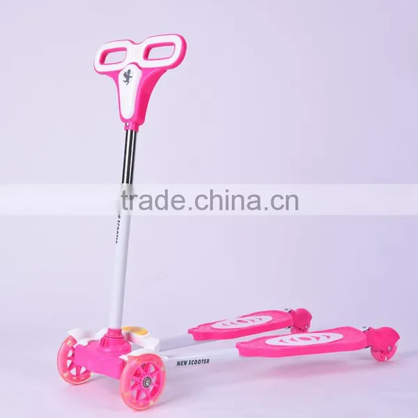 Children 4 Wheels Kick Scooter/ Children Kick Scooter With Light and PU Wheel