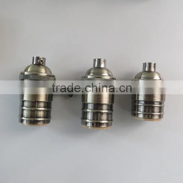 Vintage Edison E26 E27 Socket Ceiling Lamp Holder Brass Bulb Base 220V/110V photo-3