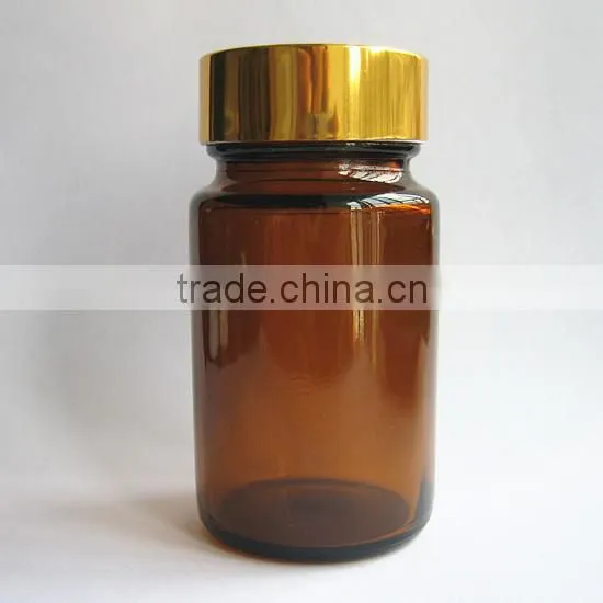 75ml Amber Glass Bottle for Tablet