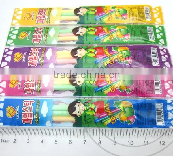 Korea Girl CC Candy Stick / 3g Fruity ICE CC Straw Candy photo-3