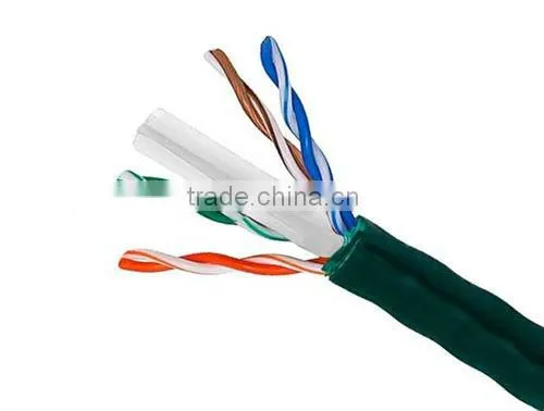 CAT6 550MHz 24 AWG UTP Stranded Bulk Ethernet Bare Copper Cable