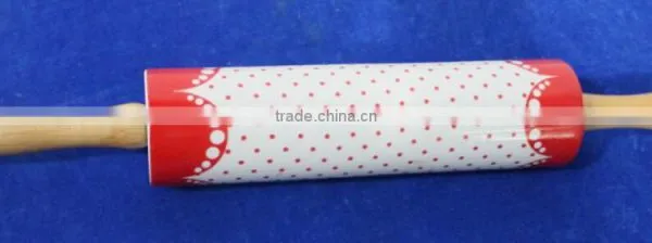 Custom Handmade Cooking Tool Wood Wholesale Ceramic Rolling Pin photo-3
