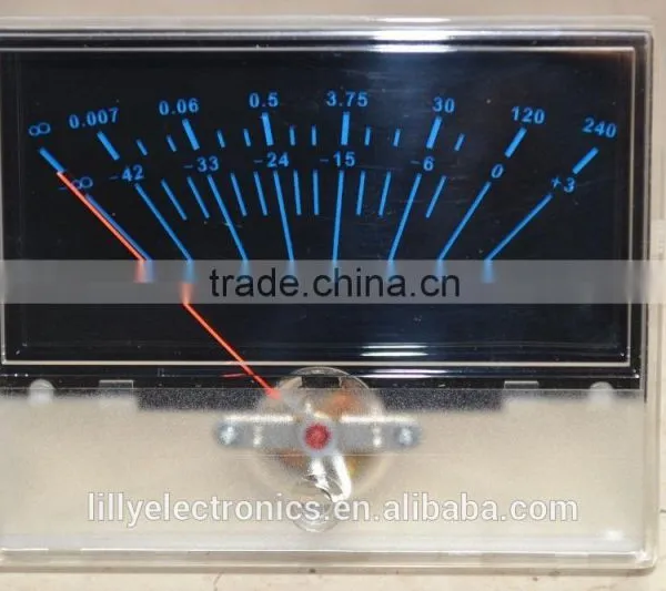 P-97 VU Panel Meter DB Level Header Audio Preamp With Back Light