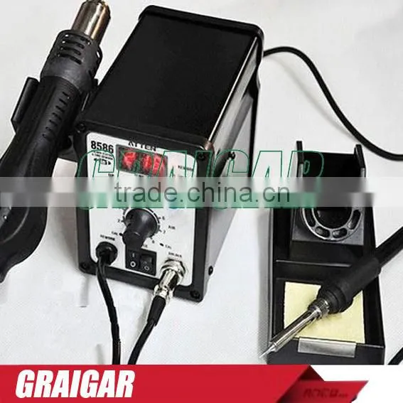 2 in 1 ATTEN AT8586 Advanced Hot Air Soldering Station, SMD Rework Station