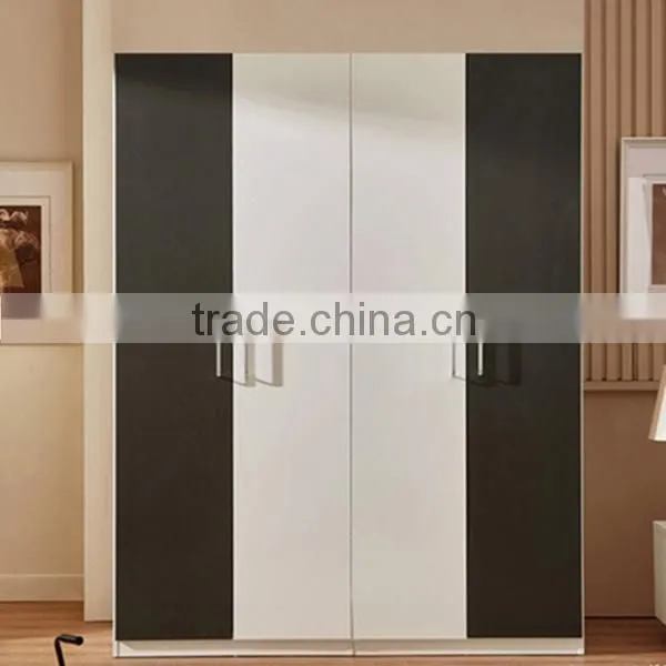 Good Quality Black and White Bedroom Wardrobe Designs