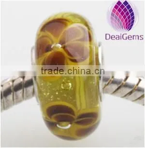 Pretty Jewellery Accessories Wholesale Silver Foil Glass Beads