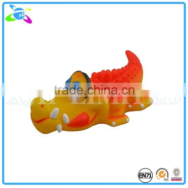 Vinyl Alligator Squeak Dog Toy