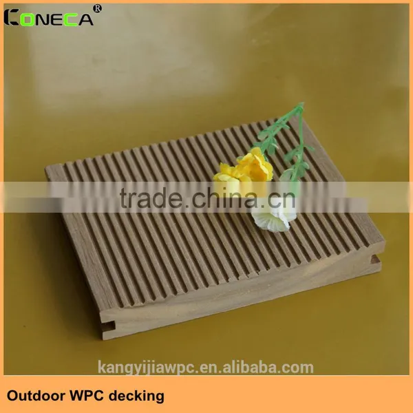 European Style Wood-Plastic Composite Flooring Technics and uv Resistant Wpc Decking photo-3