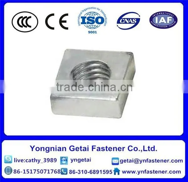 Square Nuts DIN928 Carbon Steel M10 Hot Dip Galvanizing photo-6