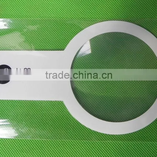 Popular High Quality Cute Appearance Plastic Bookmark Magnifying Glass Tuler photo-3
