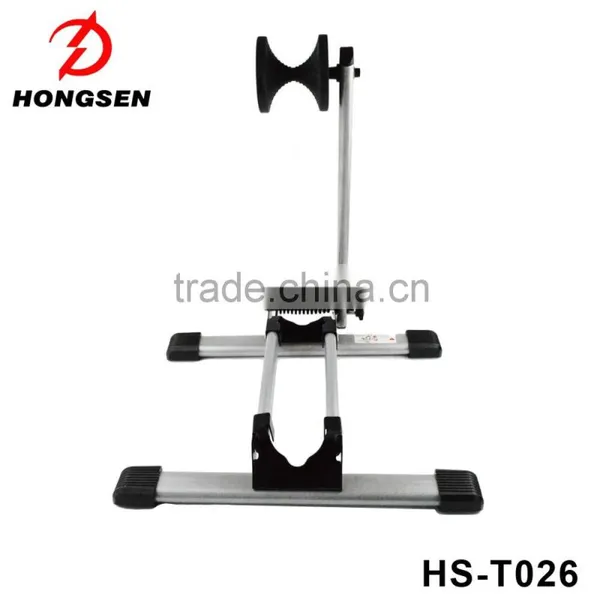 Indoor Mini Bike Foldable Storage Rack Wheel Display Rack photo-2