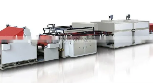 1 color automatic machine silk screen roll to roll printing machine