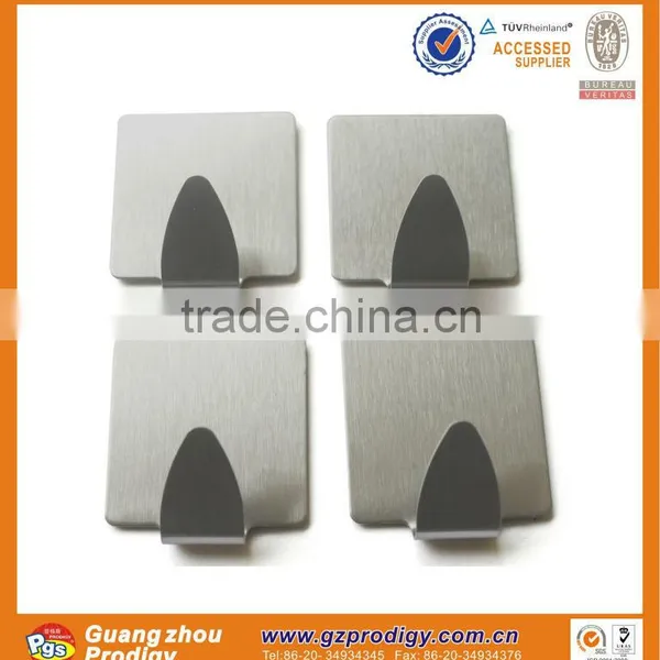 Adhesive Wall Hooks Strong Adhesive Stainless Steel Removable Stainless Steel Coat Hook photo-6