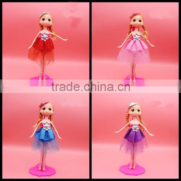 Wholesale Online Shop Mobile Phone Chain Cutom Size 18cm 26cm Barbie Wedding Dress Ddung Dolls Pendant Plastic Key Chain photo-3