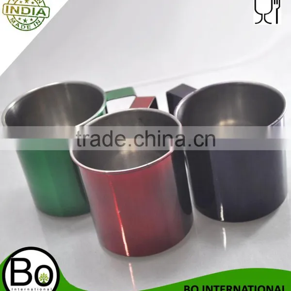 Stainless Steel Coffee Mug With Lacker photo-4