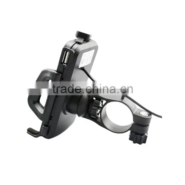 Motorcycle Usb Mobile Phone Charger With Phone Mount Holder photo-2