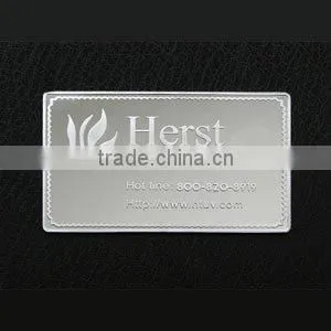 PVC Gold/Silver Hot Foil Stamping Cards photo-5