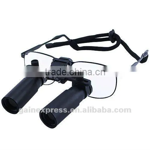Keplerian Prism Style 6.0x 6x Magnification Binocular Dental Loupes Surgical Medical Dentistry Titanium Frame 420mm photo-3
