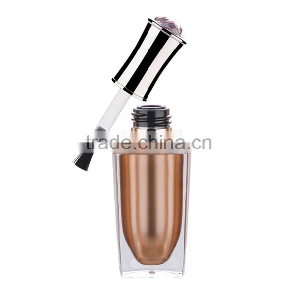 Acrylic Material Square Shape Nail Polish Bottle photo-2