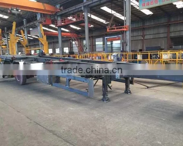 2016 Hot Sale CIMC 40ft 3 Axle Shipping Container Skeleton Frames Semi Trailer photo-3