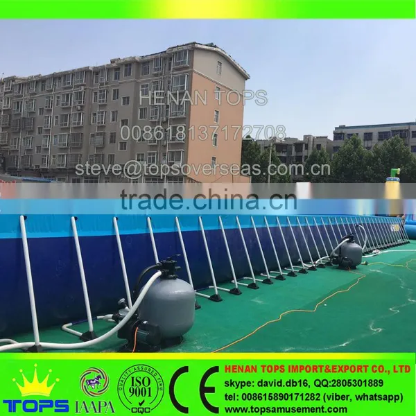 Above Ground Bracket Swimming Pool Durable PVC Metal Bracket Swimming Pool photo-3