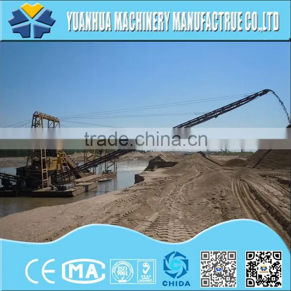 China YUANHUA Bucket Chain Dredger for Gold / Sand Mining photo-5