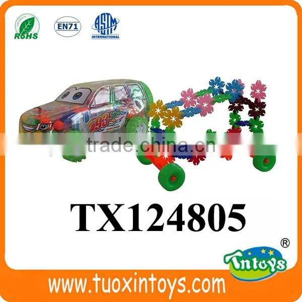 Plastic Snowflake Geometric Designs Building Blocks Toys Creative Puzzle Toys for Kids photo-6