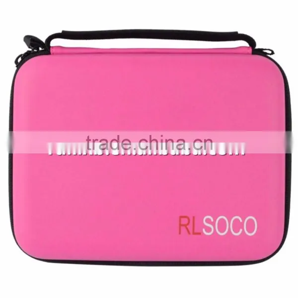 EVA Pink PU Large Vintage Camera Case With Foam photo-3