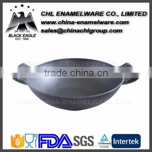 Wholesale Pre Seasoned Enamel Cast Iron Stove Wok photo-6