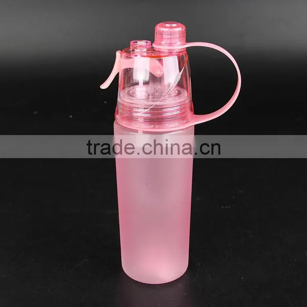 Plastic Sport Water Bottle With Straw and Spray photo-3