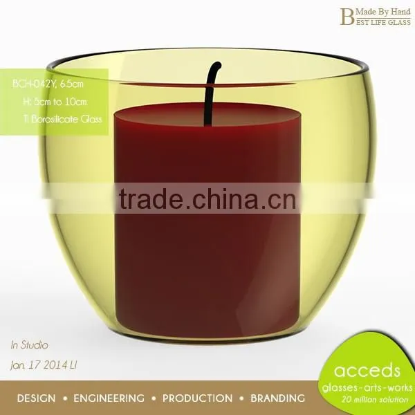 2014 Replacement Novelty OEM/ODM Glass Ball Tealight Holder photo-3