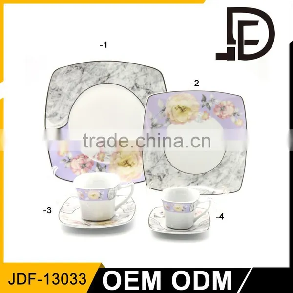 Dinnerware sets wholesale  porcelain square dinnerware sets, poland porcelain dinnerware set