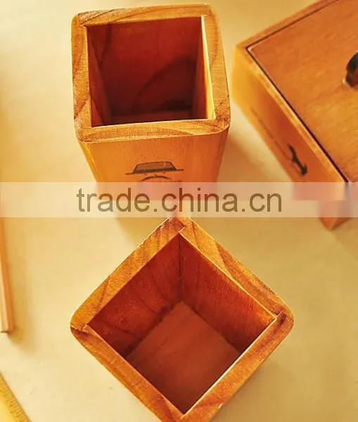 Hot Sale Wholesale Wood Pencil Box for School Kids Pencil Case photo-3