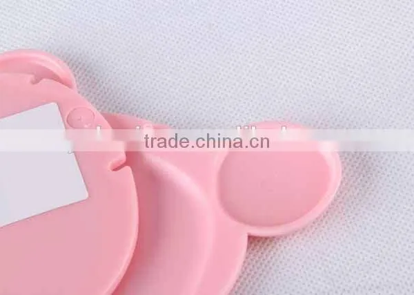 Cartoon Bear Shaped Printed Plastic Sliding Cover Mirror photo-6
