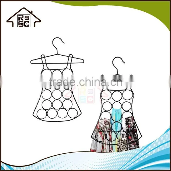 NBRSC Reliable Company Dress Shaped Metal Scarf Hanger for Closet Space photo-2