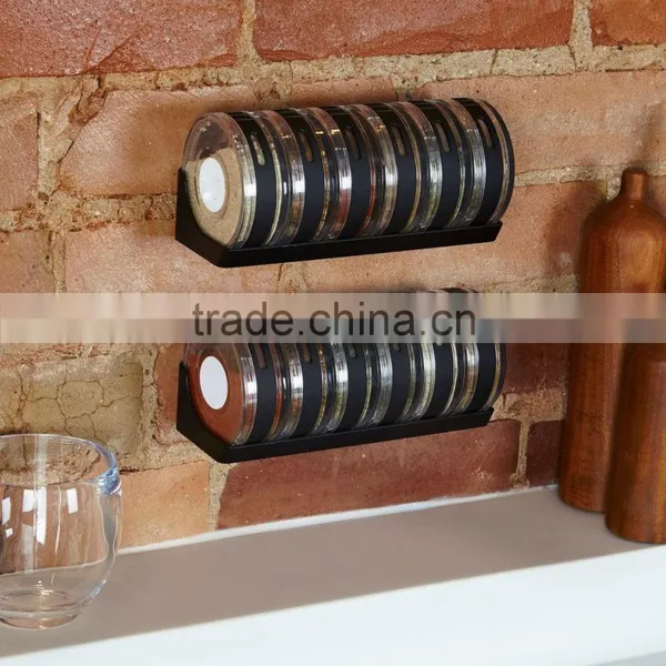 Plastic Kitchenware Spice Rack Set Of 6 photo-3