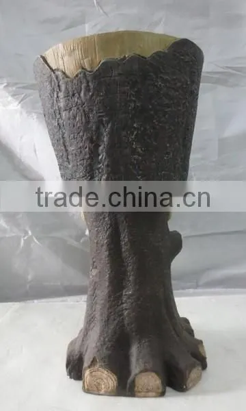 Knock-down Handmade Fiberglass Deer Balcony Flower Pots photo-4