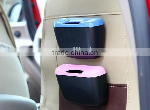 Plastic Automobile Car Door Hanging Trash Bin photo-2