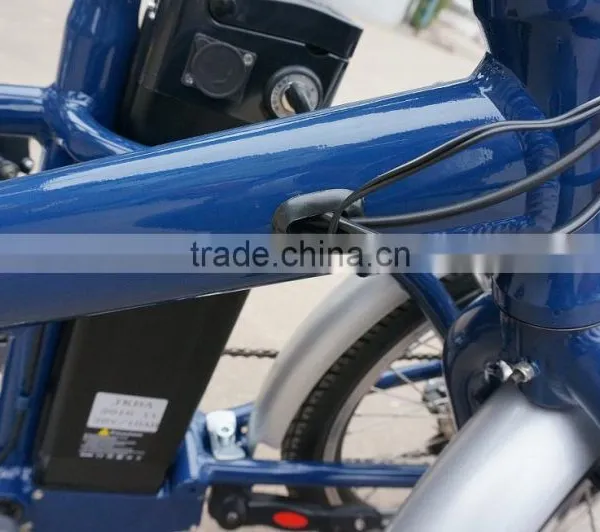 36V 250W CE Mini Foldable Aluminum Alloy Suspension Fork Electric Folding Bike photo-4