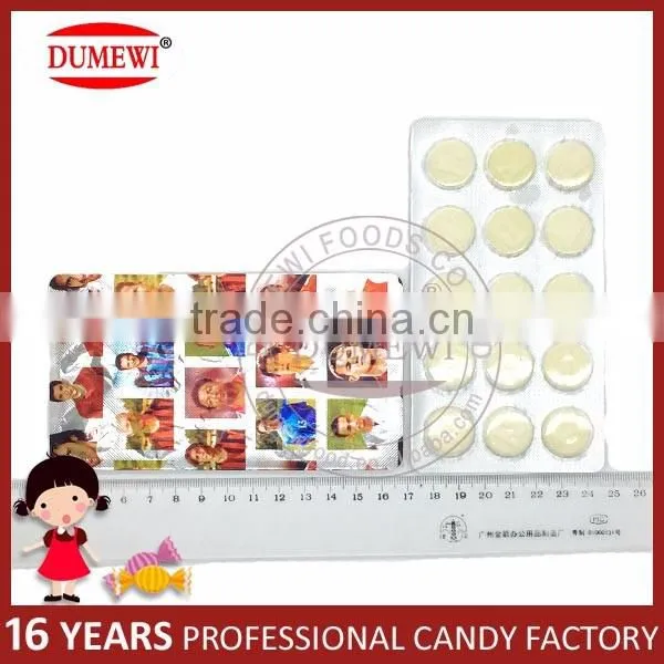 Football Star Letter Dry Cow Milk Tablet Candy photo-3